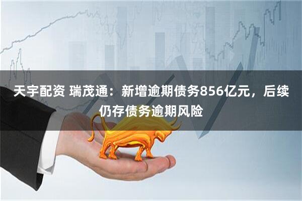 天宇配资 瑞茂通：新增逾期债务856亿元，后续仍存债务逾期风险