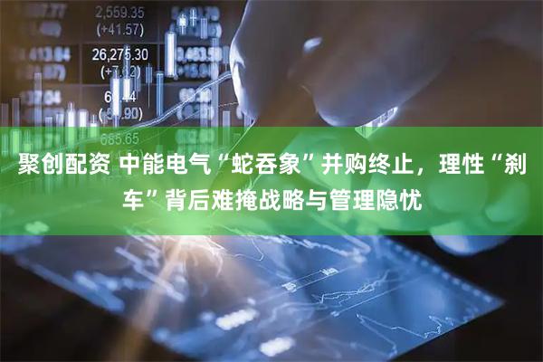 聚创配资 中能电气“蛇吞象”并购终止，理性“刹车”背后难掩战略与管理隐忧
